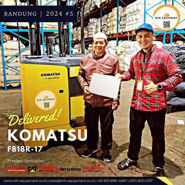 Forklift Electric Komatsu Reach Truck FB18R-17
